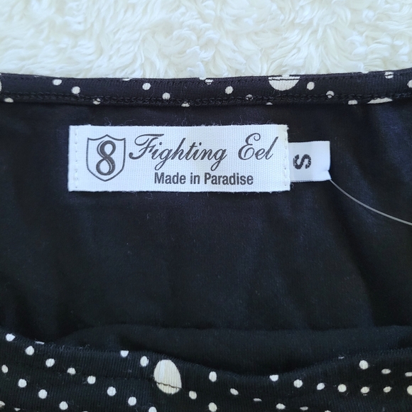 Fighting🤼 Eel Top Love❤ in Diagonal Dots - NWT - Picture 4 of 12